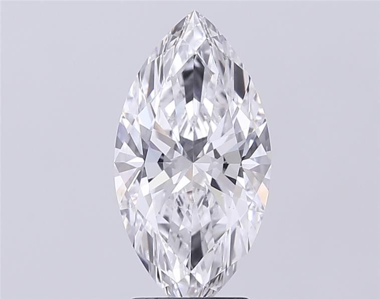 3.03CT Marquise Cut Lab Grown Diamond D | VVS2 | IGI Certified