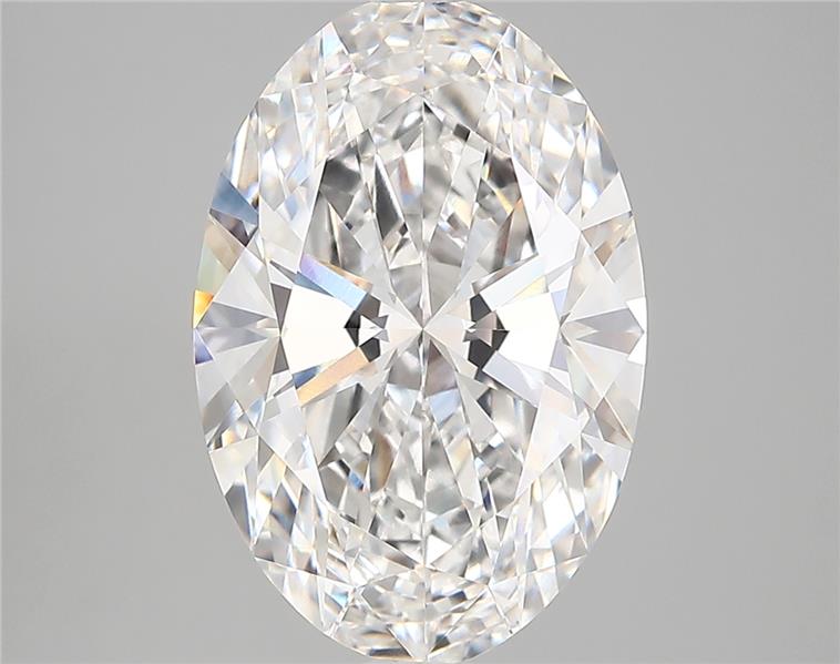4.94CT Oval Cut Lab Grown Diamond D | VVS1 | IGI Certified