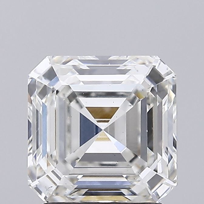 2.07CT Asscher Cut Lab Grown Diamond G | VS1 | IGI Certified