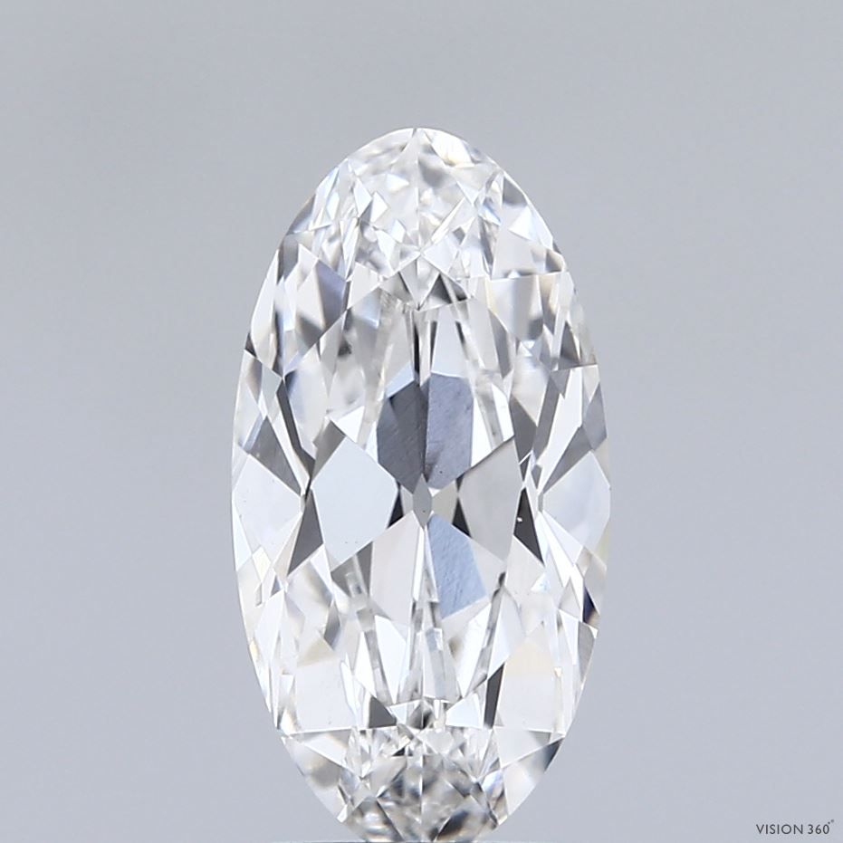 2.2CT Oval Cut Lab Grown Diamond E | VS1 | GIA Certified