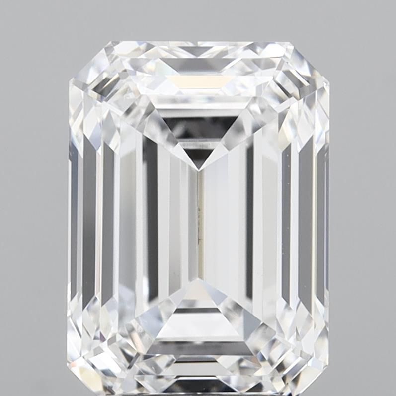 2.97CT Emerald Cut Lab Grown Diamond D | VVS2 | IGI Certified