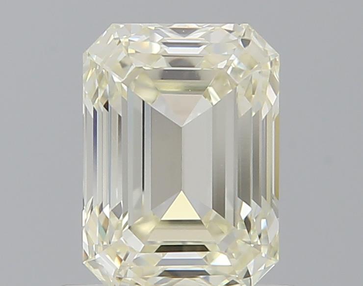 1.09CT Emerald Cut Natural Diamond K | IF | IGI Certified