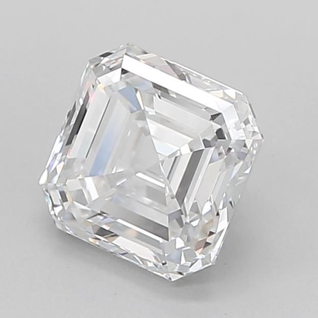 1.71CT Asscher Cut Lab Grown Diamond D | IF | IGI Certified