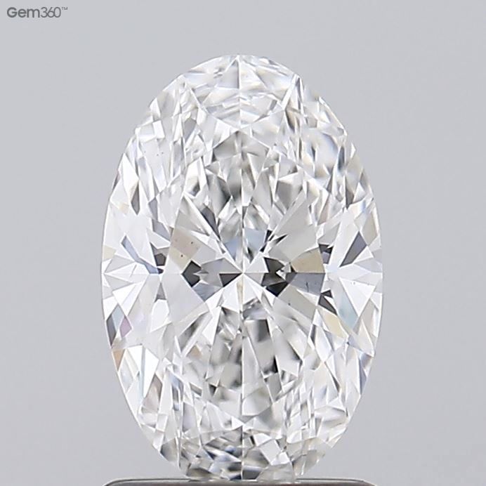 1.1CT Oval Cut Lab Grown Diamond E | VS1