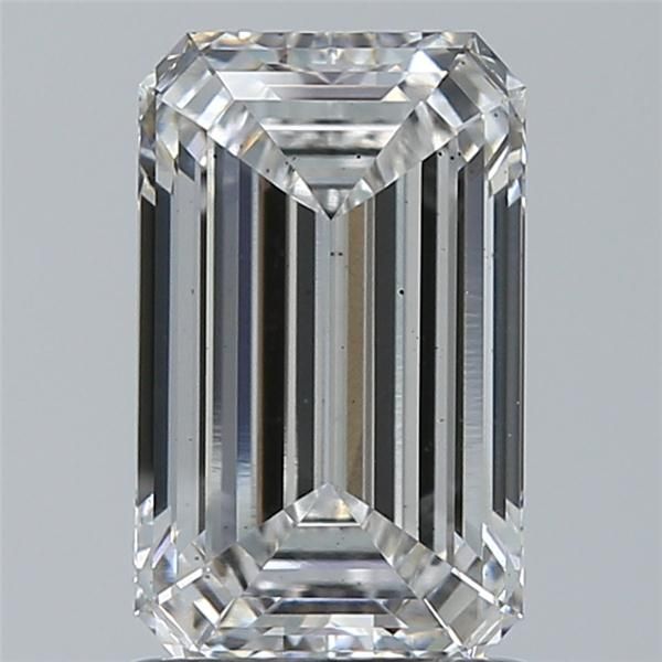 1.51CT Emerald Cut Lab Grown Diamond F | SI1 | IGI Certified