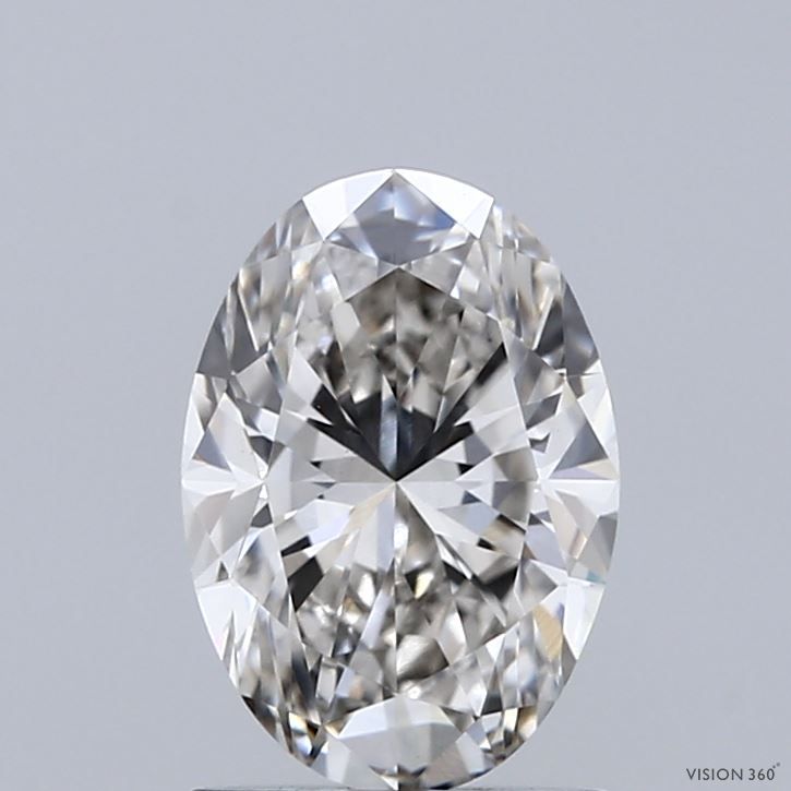 1.51CT Oval Cut Lab Grown Diamond H | VS1 | IGI Certified