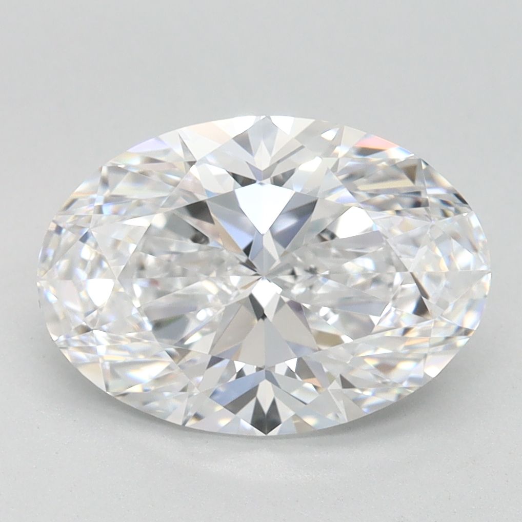 2.21CT Oval Cut Lab Grown Diamond D | IF | IGI Certified
