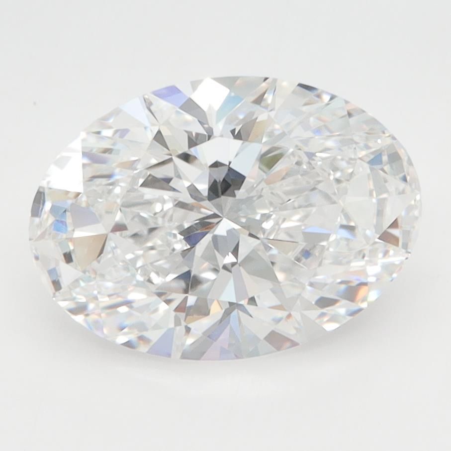 2.56CT Oval Cut Lab Grown Diamond D | VVS1