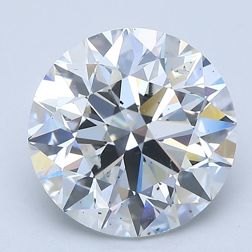 3.61CT Round Cut Natural Diamond D | SI1 | GIA Certified