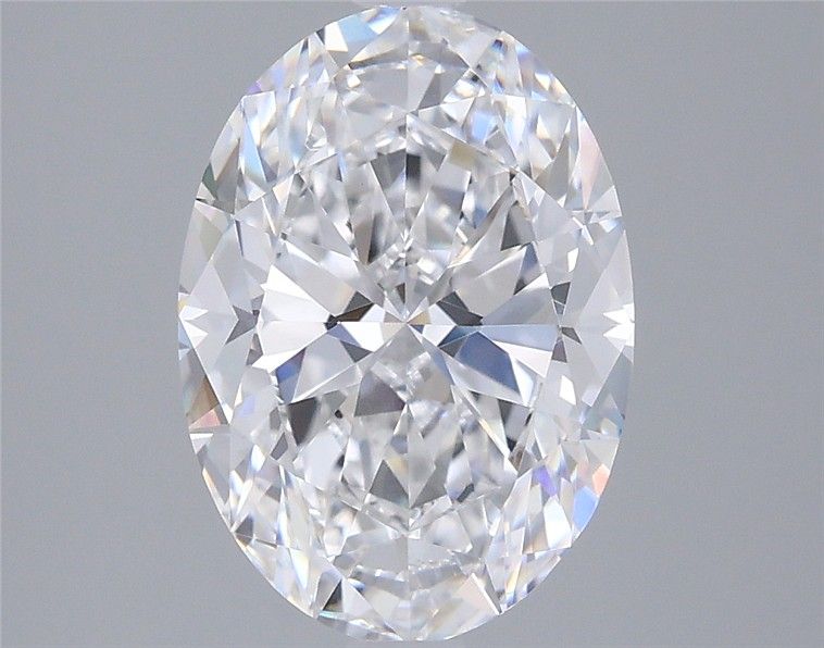 3.01CT Oval Cut Lab Grown Diamond D | VVS2 | IGI Certified