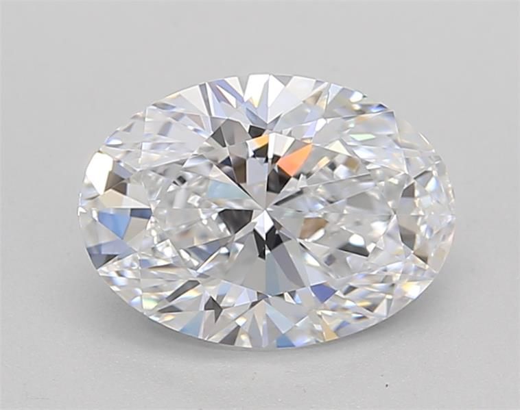 1.54CT Oval Cut Lab Grown Diamond D | VVS1 | IGI Certified
