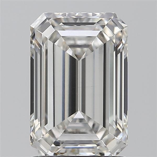 1.58CT Emerald Cut Lab Grown Diamond G | VS1 | IGI Certified
