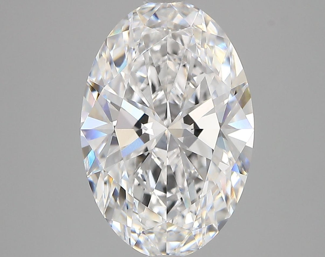 4.27CT Oval Cut Lab Grown Diamond D | VVS1 | IGI Certified