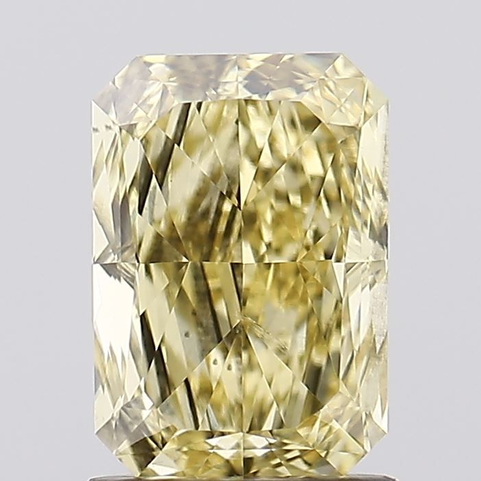 1.5CT Radiant Cut Coloured Lab Grown Diamond YELLOW | SI1 | IGI Certified