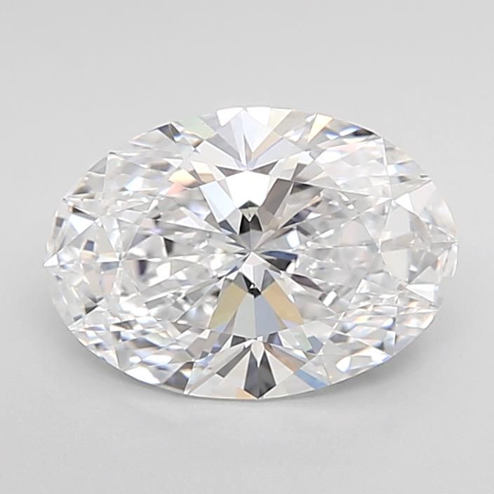 2.11CT Oval Cut Lab Grown Diamond D | IF