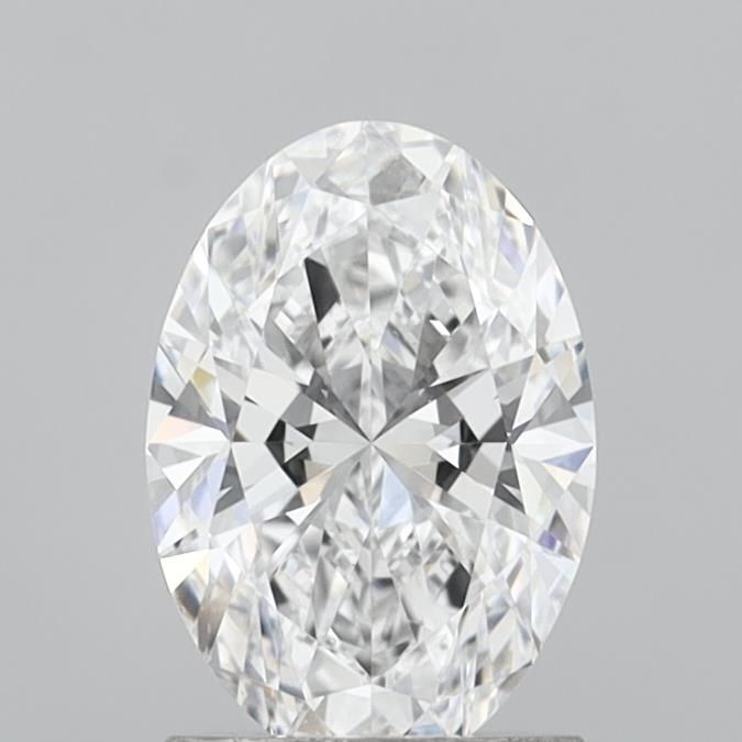 1.53CT Oval Cut Lab Grown Diamond D | VVS1 | IGI Certified