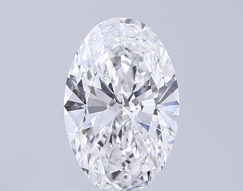 1.41CT Oval Cut Lab Grown Diamond D | VVS2 | IGI Certified