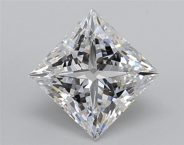 3.02CT Princess Cut Lab Grown Diamond D | VVS2 | IGI Certified