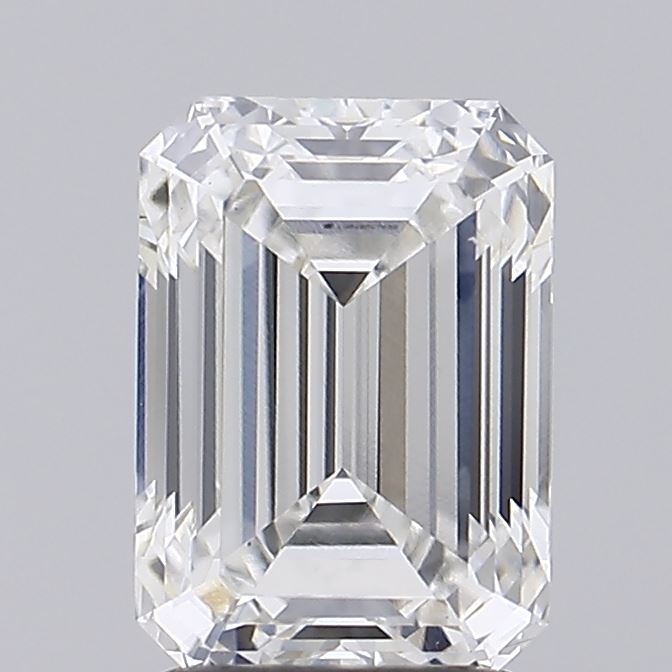 2.24CT Emerald Cut Lab Grown Diamond F | VS1 | IGI Certified