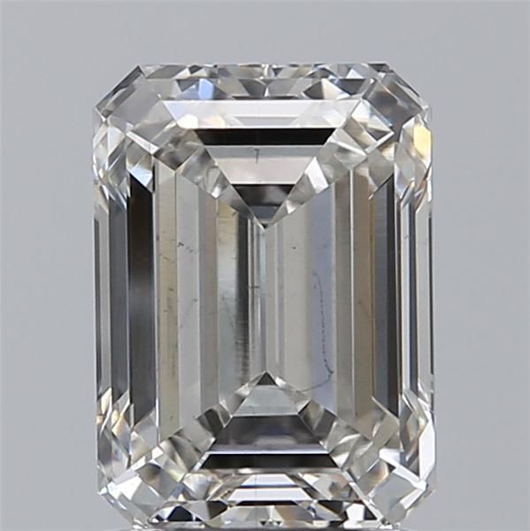 1.7CT Emerald Cut Lab Grown Diamond G | VS2 | IGI Certified