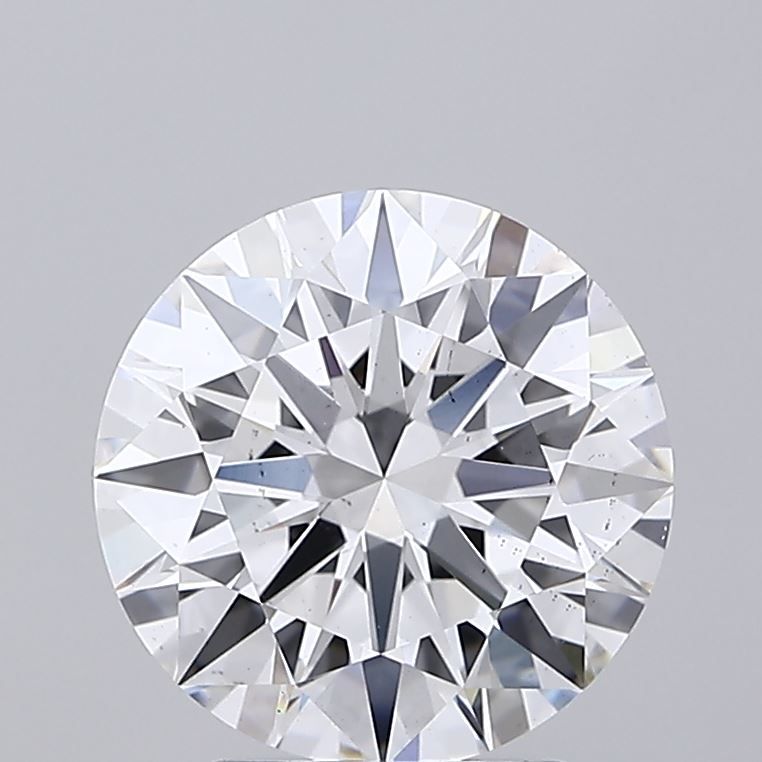 3.02CT Round Cut Lab Grown Diamond D | SI1 | IGI Certified