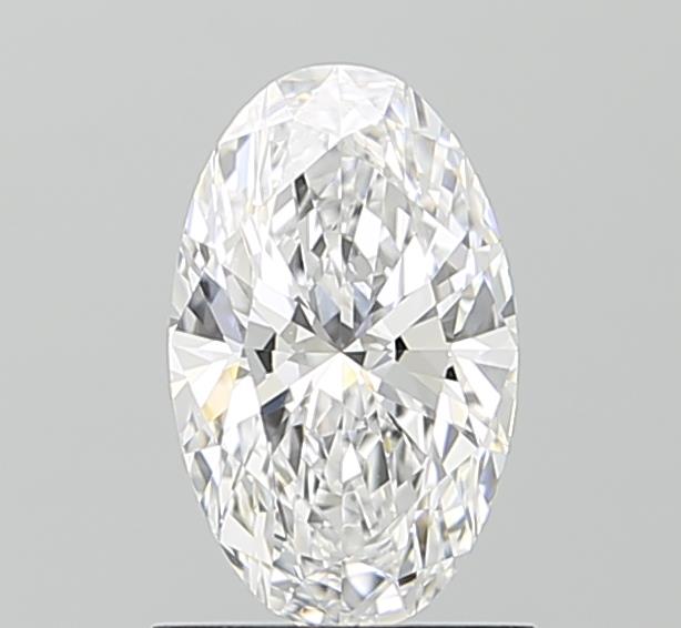 1.05CT Oval Cut Lab Grown Diamond D | VVS2 | IGI Certified