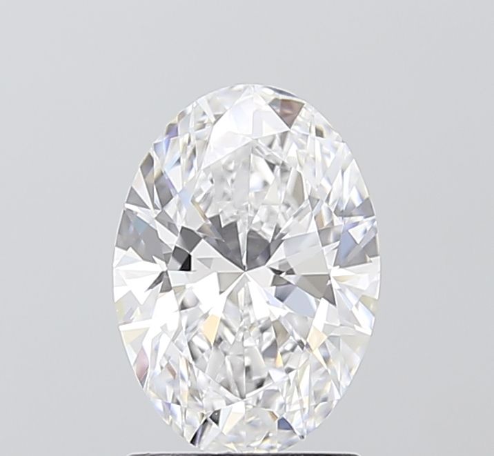 1.59CT Oval Cut Lab Grown Diamond D | VVS1 | IGI Certified