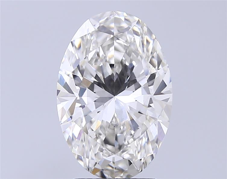 3.26CT Oval Cut Lab Grown Diamond G | VVS2 | IGI Certified