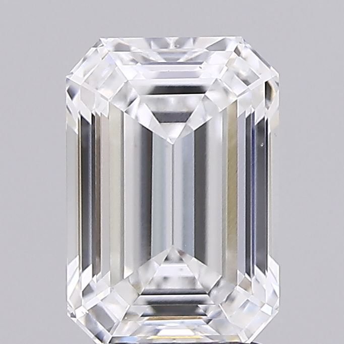 2.09CT Emerald Cut Lab Grown Diamond D | VVS1 | IGI Certified