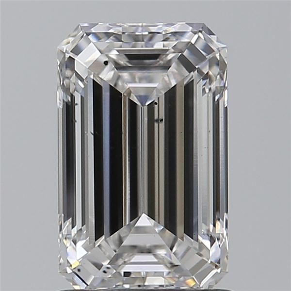 1.53CT Emerald Cut Lab Grown Diamond E | SI1 | IGI Certified