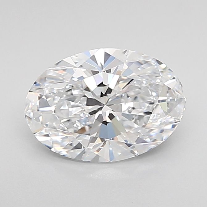 1.35CT Oval Cut Lab Grown Diamond D | VVS1 | IGI Certified