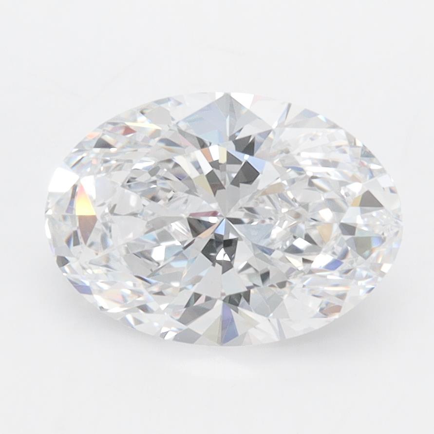 2CT Oval Cut Lab Grown Diamond D | VVS1 | IGI Certified