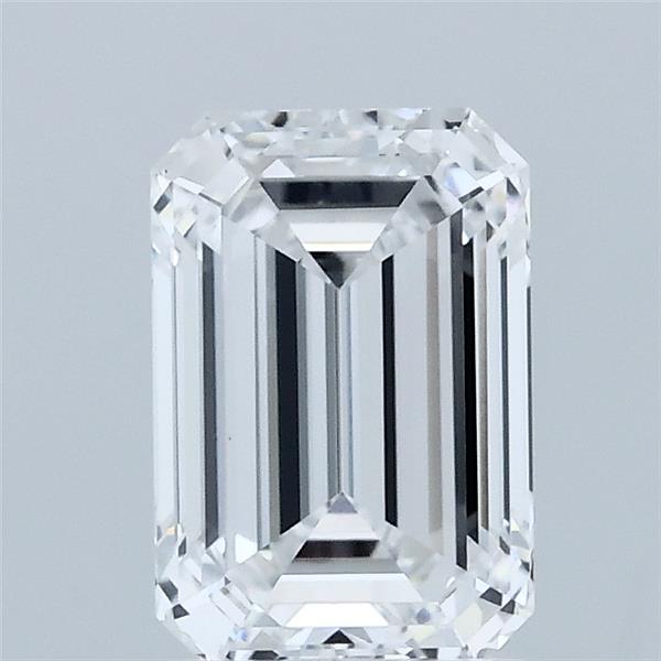 1.51CT Emerald Cut Lab Grown Diamond D | VVS2 | IGI Certified