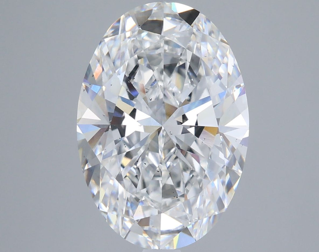 5.02CT Oval Cut Lab Grown Diamond D | VS2 | IGI Certified
