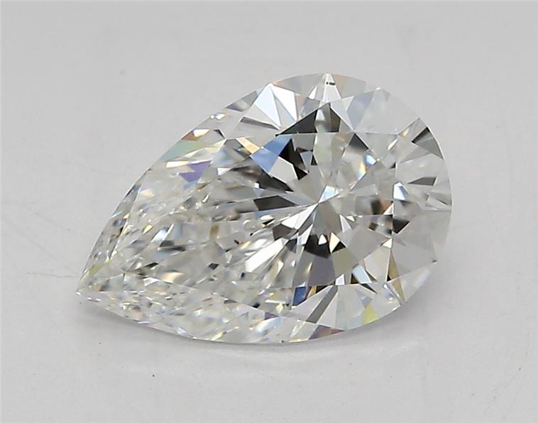 1.52CT Pear Cut Lab Grown Diamond D | VS2
