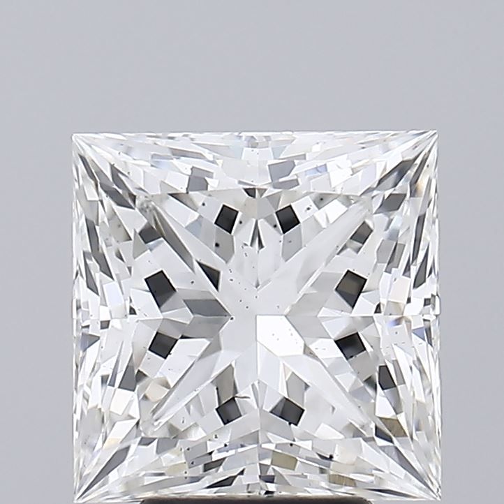 3.92CT Princess Cut Lab Grown Diamond F | SI1 | IGI Certified