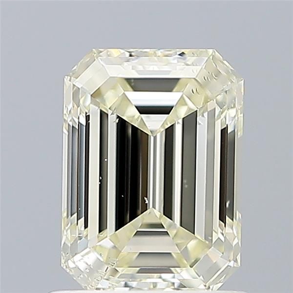 1.0CT Emerald Cut Natural Diamond K | SI1