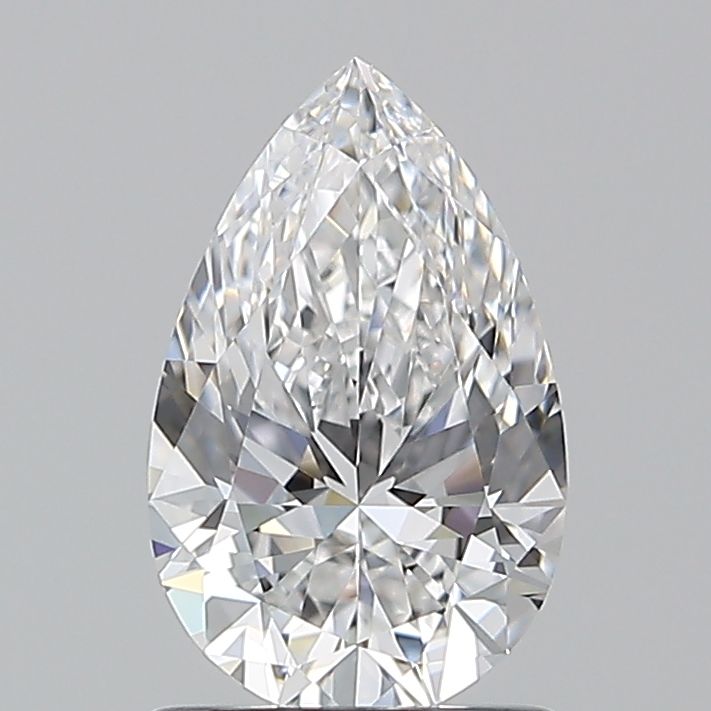 1CT Pear Cut Natural Diamond D | VVS2 | GIA Certified