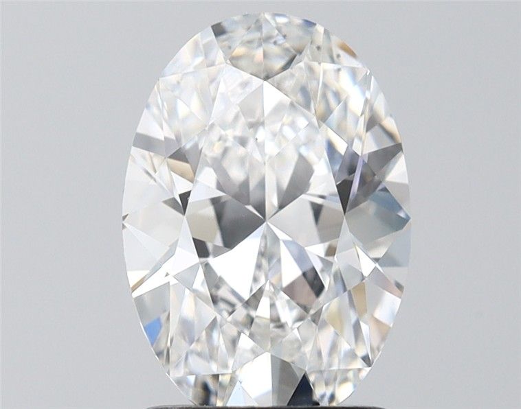 1.9CT Oval Cut Lab Grown Diamond E | VS1