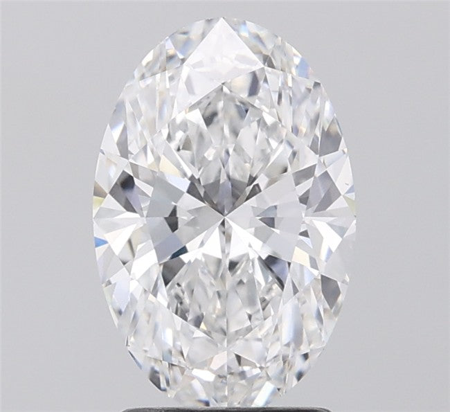 1.58CT Oval Cut Lab Grown Diamond E | VVS2 | IGI Certified
