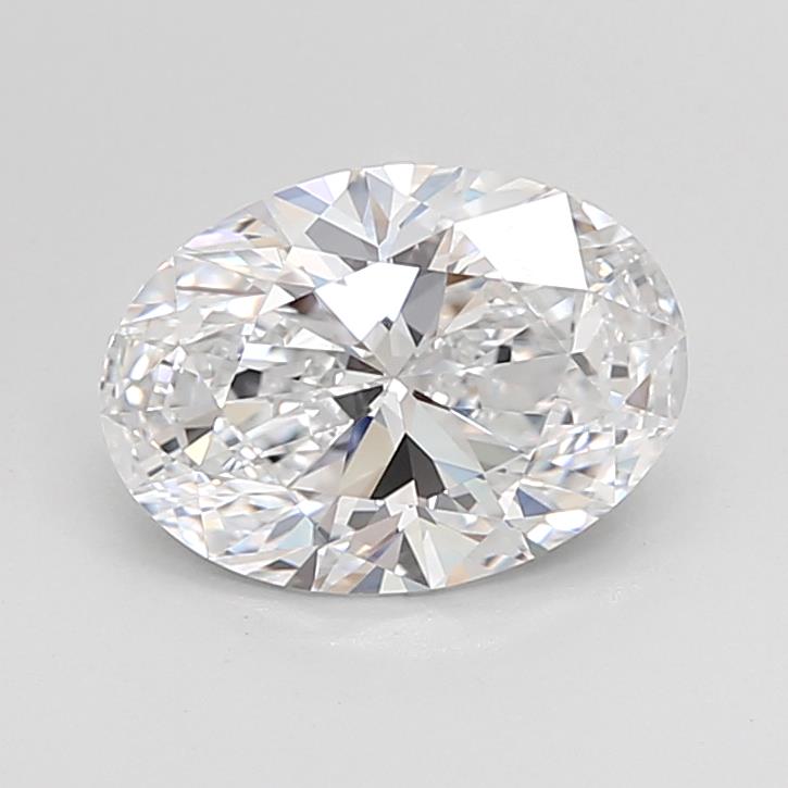 2.05CT Oval Cut Lab Grown Diamond D | VVS1 | IGI Certified