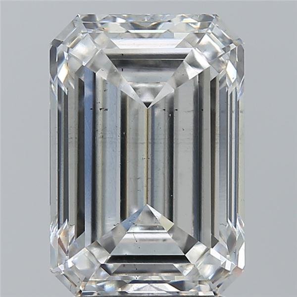 3.21CT Emerald Cut Lab Grown Diamond F | SI1 | IGI Certified