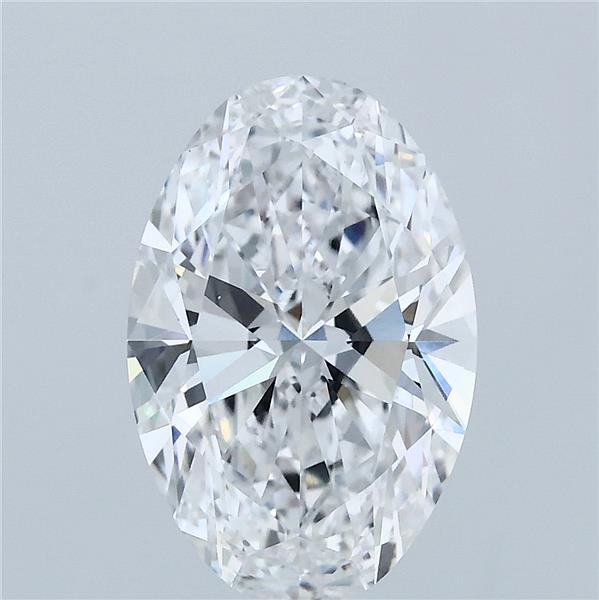 3CT Oval Cut Lab Grown Diamond D | VVS2 | IGI Certified