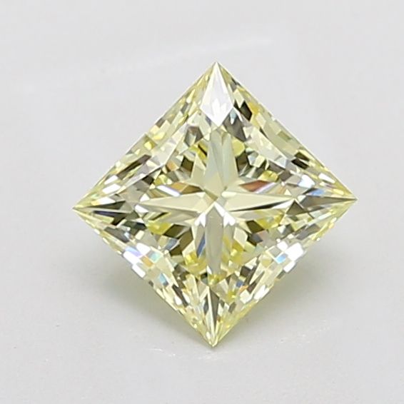 1.51CT Princess Cut Coloured Lab Grown Diamond YELLOW | VVS1 | IGI Certified