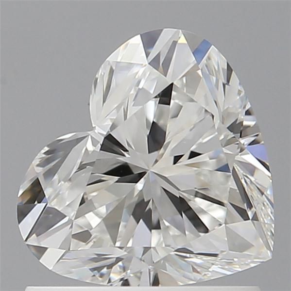 1CT Heart Cut Natural Diamond E | VVS2 | GIA Certified